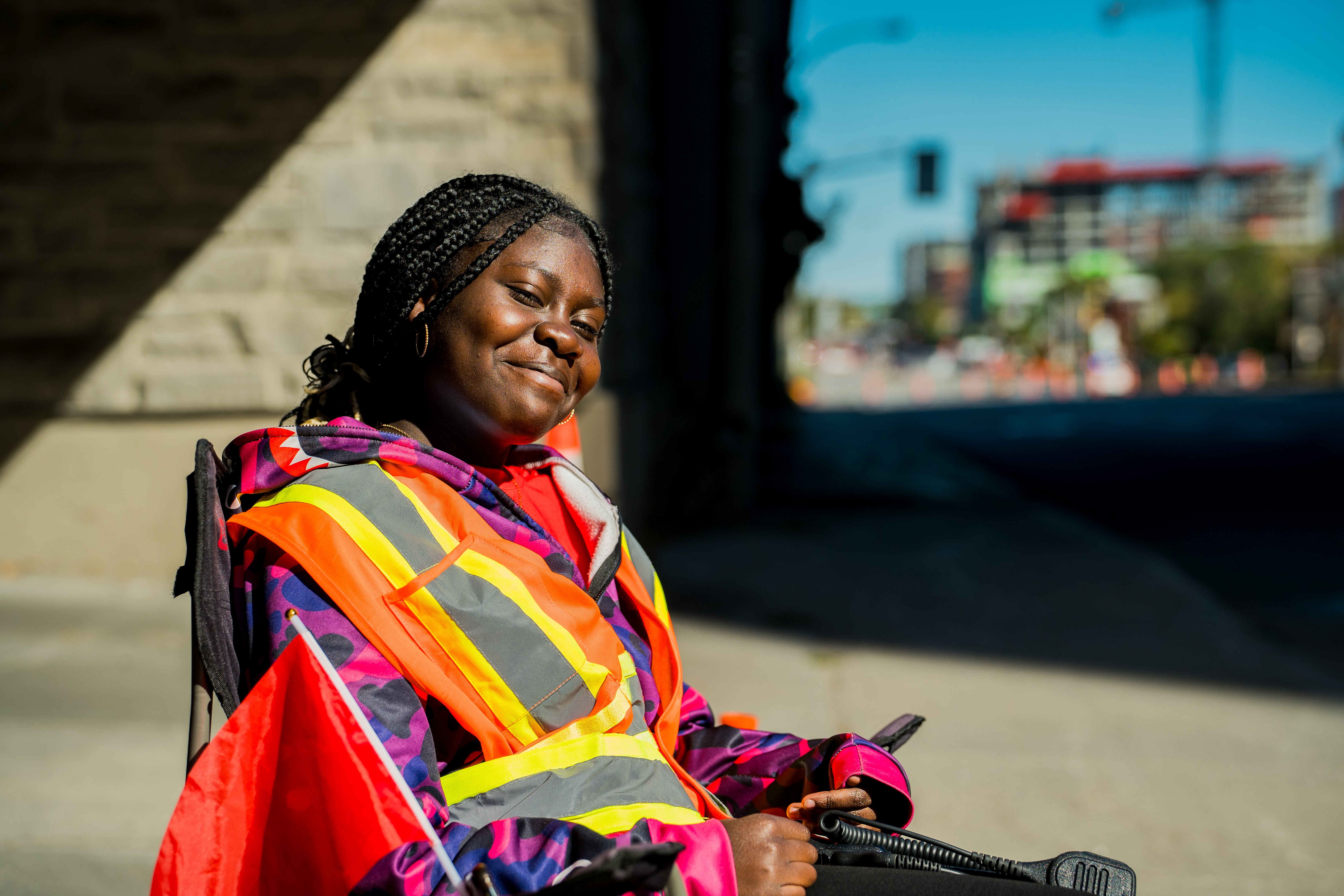 Tour de Gatineau volunteer